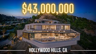 Inside $43 Million Hollywood Hills Mega Mansion
