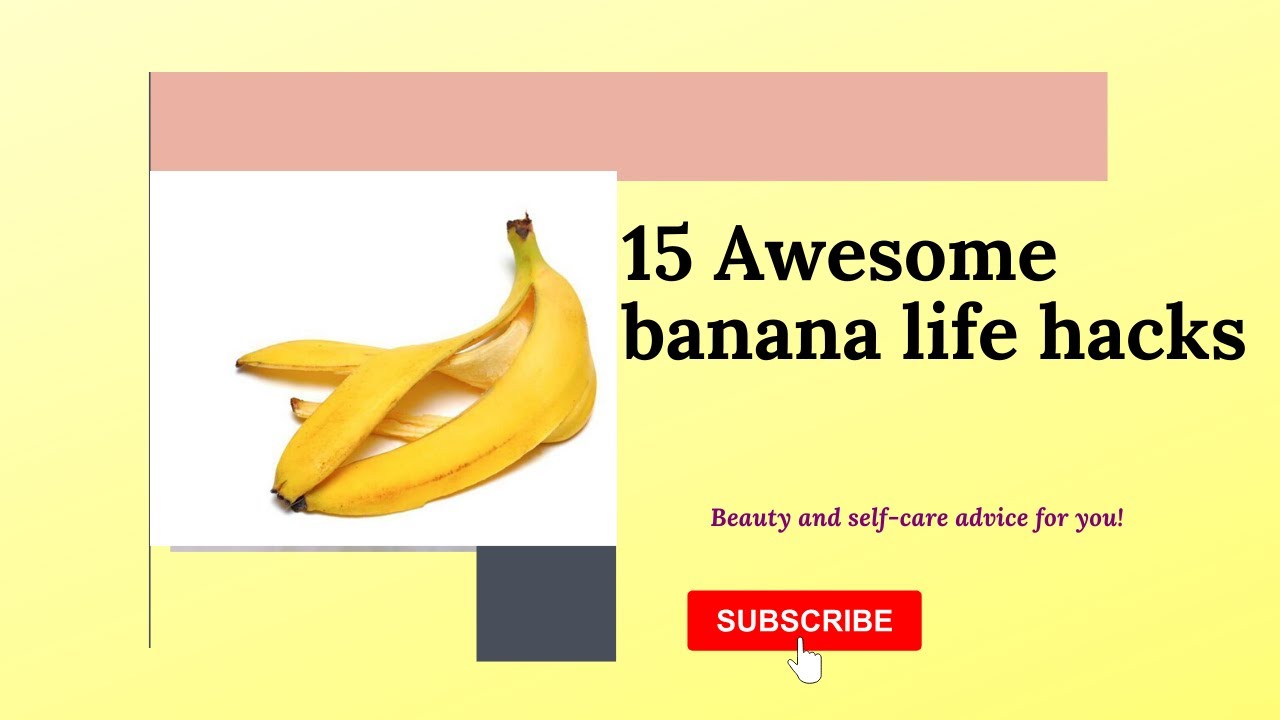 15 Surprising Ways To Use Banana Peels For Everyday Life, banana peel