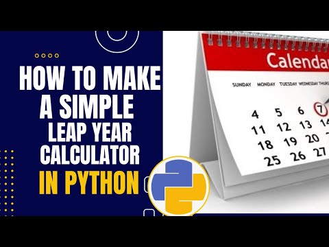 How to make a to check leap years in python #6