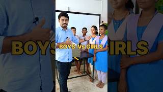 Boys Vs Girls