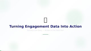 Turning Engagement Data Into an Action Plan | PRS Consultancy