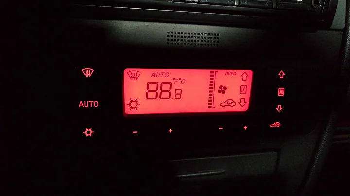 Seat Toledo / Seat Leon - Secret Clima LCD Test