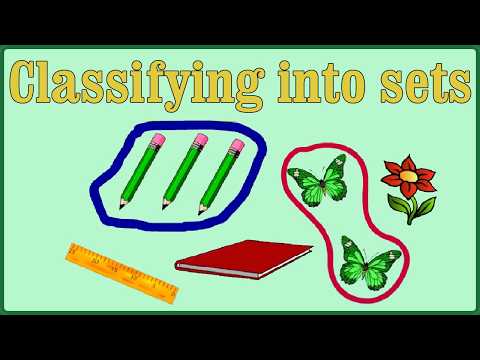 Classifying into Sets | Sets | Level 1