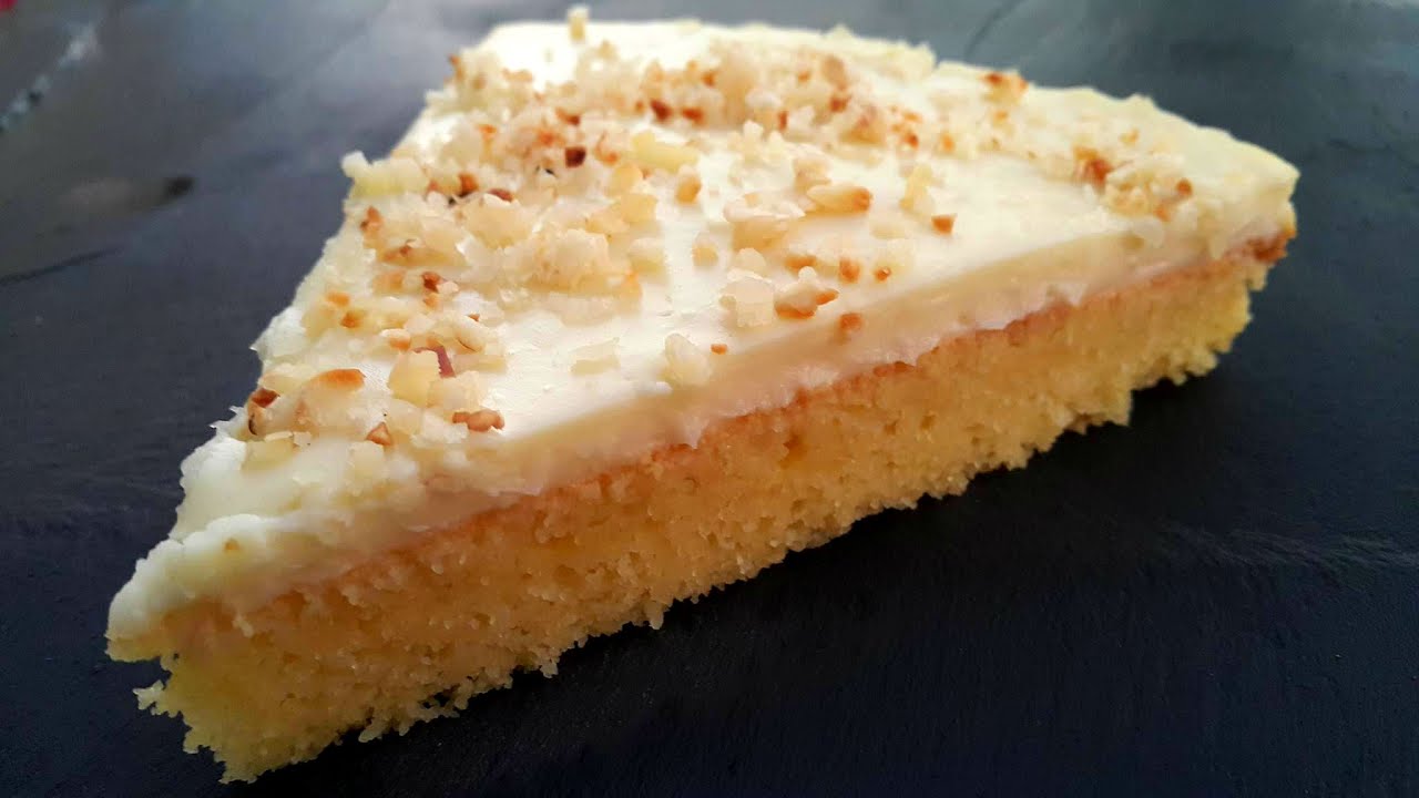 harcha cake de semoule à la cème  حرشة عصرية بالكريمة مذاق و منظر