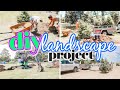 OUR FIXER UPPER | STARTING OUR HUGE LANDSCAPING PROJECT! | TREE PLANTING DAY | DIY LANDSCAPE