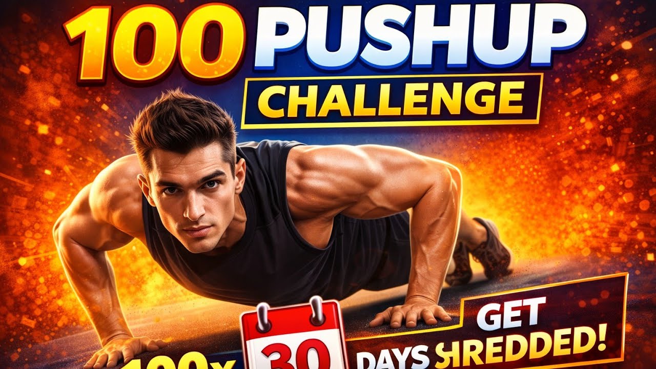 100 Push-Ups Daily Challenge 💪 | 30 Days Transformation - YouTube