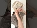 かぎ針で編む大人のストローボンネット👒親子おそろいもできる💓#かぎ針編み#手編み帽子#crochet#crochethat
