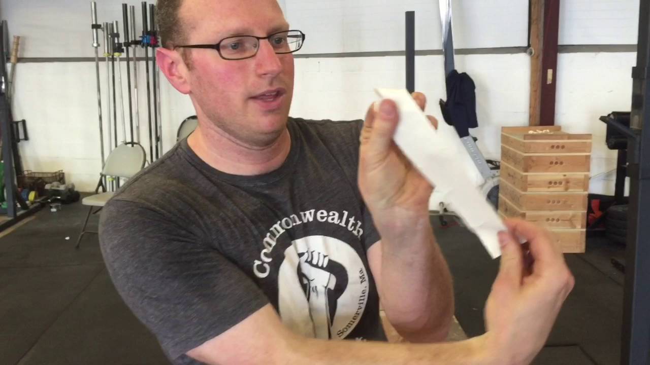 How to Make Gymnastics Tape Grips YouTube