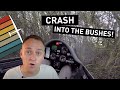 Sailplane Crashes Into Bushes: Instructor Reacts!