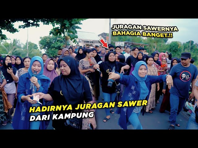 Isi Dompet Ludes Saking Senangnya Juragan Sawer Joget Bareng Nia || Juragan Empang - Irama Dopang class=