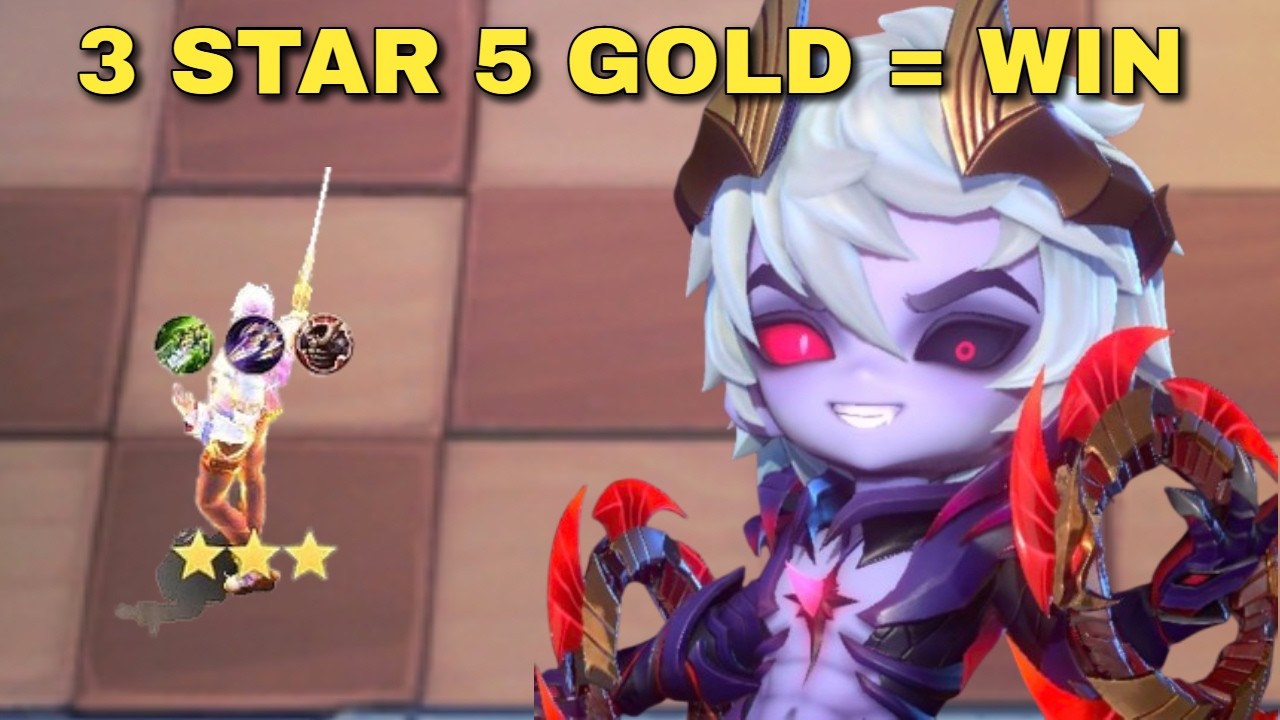 3 STAR 5 GOLD HERO = WIN 100% | DYROTH MCGG MAGIC CHESS GOGO