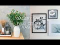 Faux Ceramic Vase + Scandinavian Inspired Gallery Wall | DIY | Studio Ploy