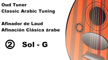 Oud Tuner Classic Arabic Tuning - Afinador de Laud Afinación Clásica Árabe
