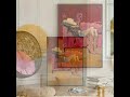 Pink Cowgirl Wall Art, Western Canvas Decor #painting #canvaspainting #contemporaryart #homedecor
