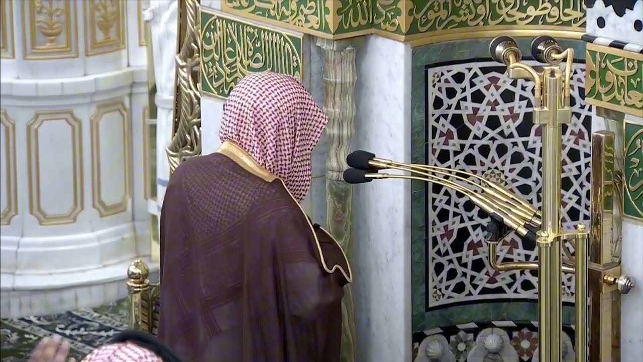 صلاة المغرب من المسجد النبوي بالمدينة المنورة للشيخ علي الحذيفي 15 رمضان 1447هـ 