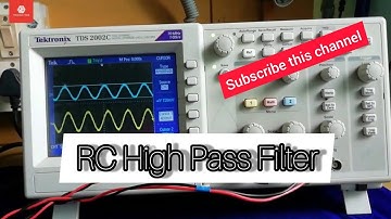 RC High pass filter circuit | circuit diagram I Breadboard wiring| Practical Lab experiment