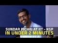 Sundar Pichai on His 'Abbey Saaley' Moment, Ragging at IIT-Kharagpur, Deepika Padukone, and More