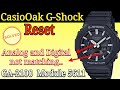 RESET Casio G Shock GA-2100 | Fix: Analog and Digital Don