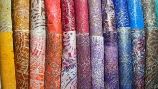Longhaul on the gel plate Persian Paisley @TheShelleyStudio
