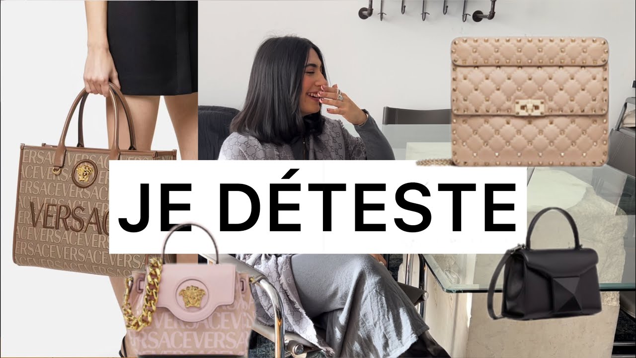 CES SACS LUXE QUE JE DÉTESTE! (Versace, Balmain et Valentino)
