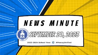 Poway Unified News Minute 09-29-24