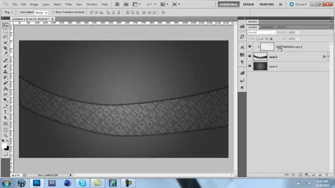 Photoshop Tutorial | Indent Effect - YouTube