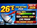 26 E Badr 8 Dish Alignment Step By Step New TP List 2026 Strong Signal 