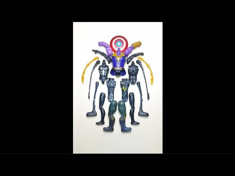 UNBOXING SUPERHERO, THANOS | SIREN HEAD | VENOM #avengers #superheroes #shortvideo