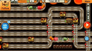 Rail Maze 2 Lava Level - Train Game - Android Gameplay #314