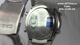 Мужские японские наручные часы Casio Edifice EFA-112D-2A