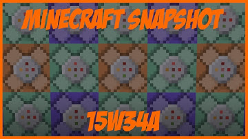 Minecraft Snapshot 15w34a - New Command Blocks and More!