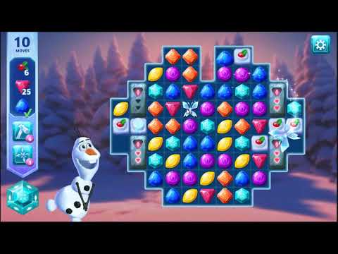 Disney Frozen Adventures Level 175 - NO BOOSTERS ❄️👸⛄ | SKILLGAMING ✔️