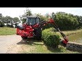 KUHN AGRI-LONGER GII 45 HP Hedge and grass cutter (in action)
