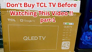 TCL QLED TV | TCL P7K 43 inch QLED ULTRA HD Smart TV (2025 Edition) | TV unboxing | true feedback |