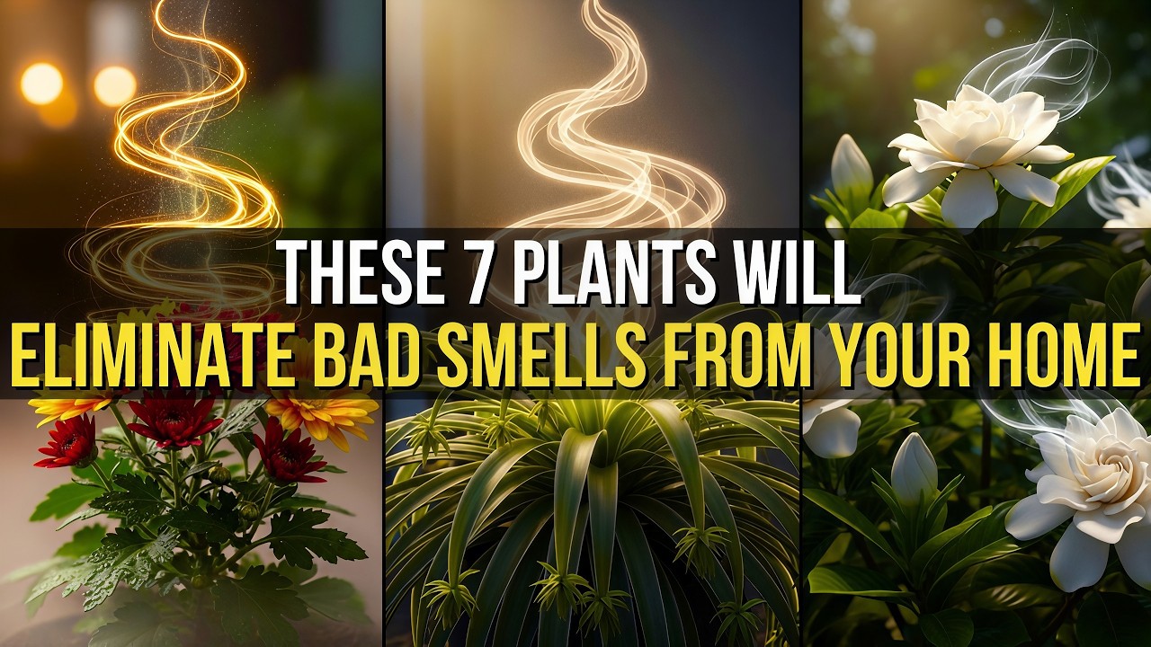 🌿 7 Indoor Plants That Remove Bad Smells From Your Home Naturally!