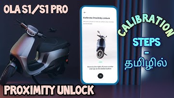 Ola S1 Pro - Proximity Unlock Setup - தமிழில் #ev #ola #proximity #trending #information