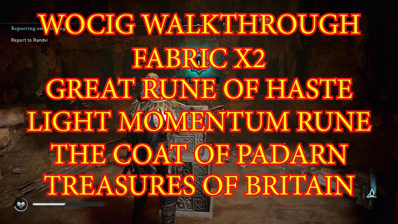 Haste Rune GREAT RUNE OF HASTE FABRIC X2 LIGHT MOMENTUM RUNE WOCIG WALKTHROUGH ...