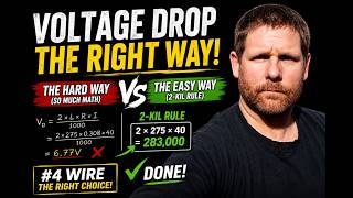 How To Size Your Electrical Wire Correctly To Overcome Voltage Drop