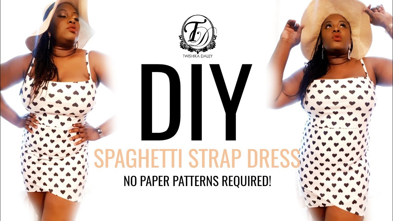 DIY: Spaghetti Strap Mini Dress