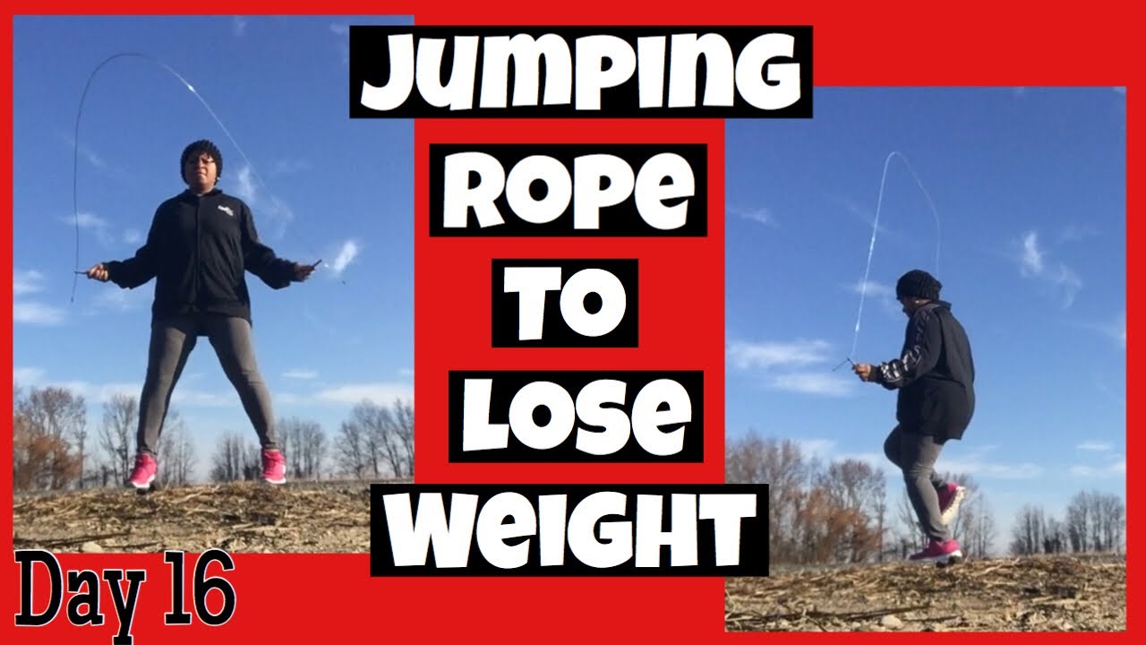 Jumping Rope To Lose Weight/ Day 16 No Meat No Dairy 30 Day Challenge