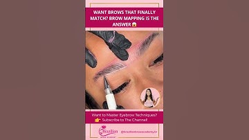 Why Brow Mapping Changes Everything | Before & After #shorts #viral  #transformation #beforeandafter