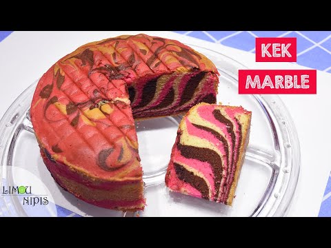 Video: Cara Membuat Kek Marbled
