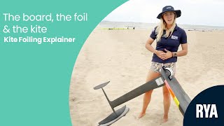 Kite Foiling explainer - THE BOARD, FOIL & KITE with British Sailing Team's Katie Dabson by Royal Yachting Association - RYA 637 views 7 months ago 1 minute, 1 second