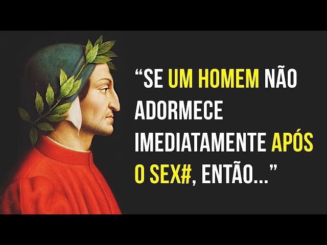 Dante Alighieri: AS MELHORES Citações, frases e aforismos que