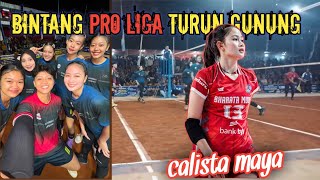 Calista Maya playing in a local volleyball tournament with team ARSEVO