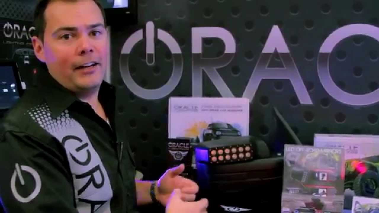 Walk-Through of the ORACLE Lighting Booth at the 2014 SEMA Show - YouTube