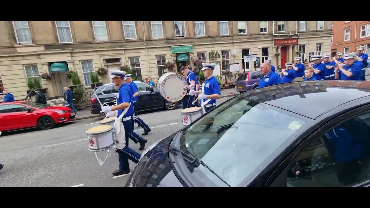 Partick proddy boys flute band Glasgow big walk 2022 YouTube