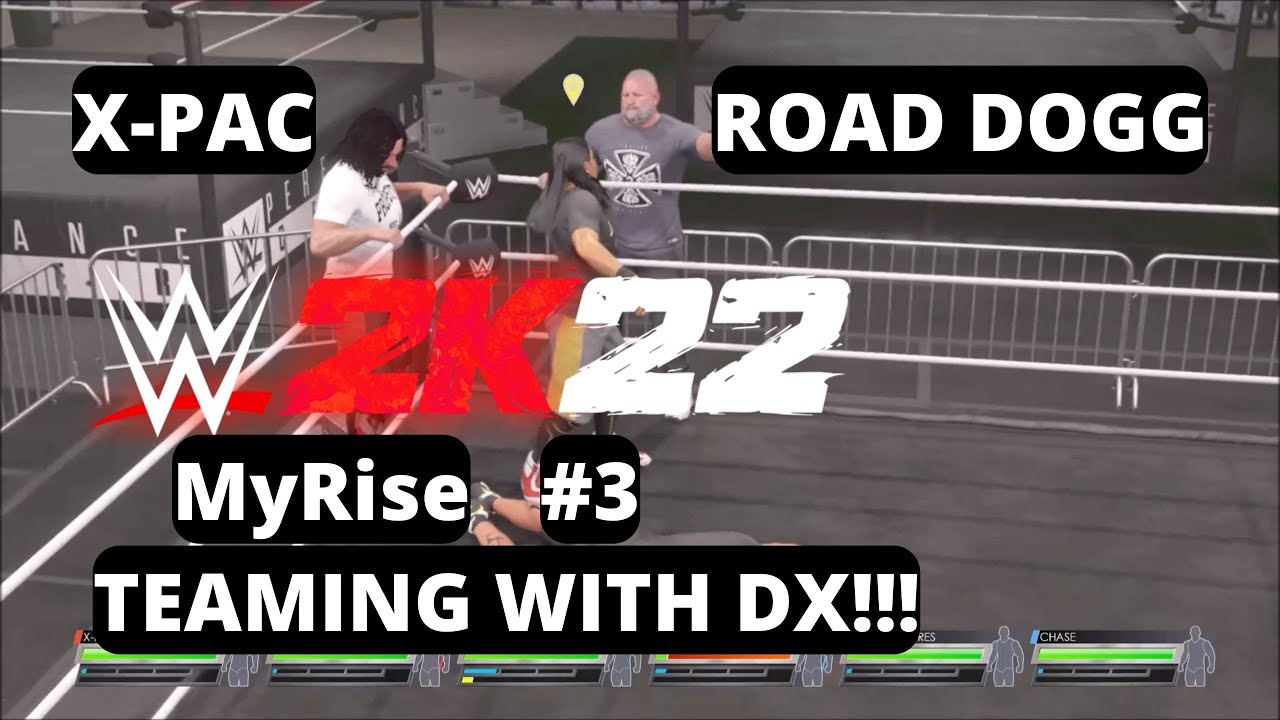 WWE 2K22 MyRise Gameplay 3 The Engineer Teams Up with DX Road Dogg and X Pac YouTube