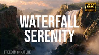 Waterfall Serenity – From Frozen Waterfalls to Tropical Cascades | 4K Nature Relaxation Film