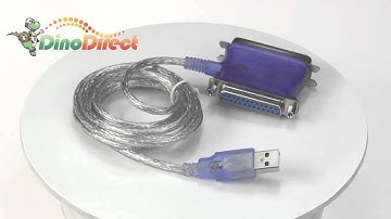 USB 2.0 to IEEE 1284 Print Parallel 2 in 1 Adapter Cable  from Dinodirect.com